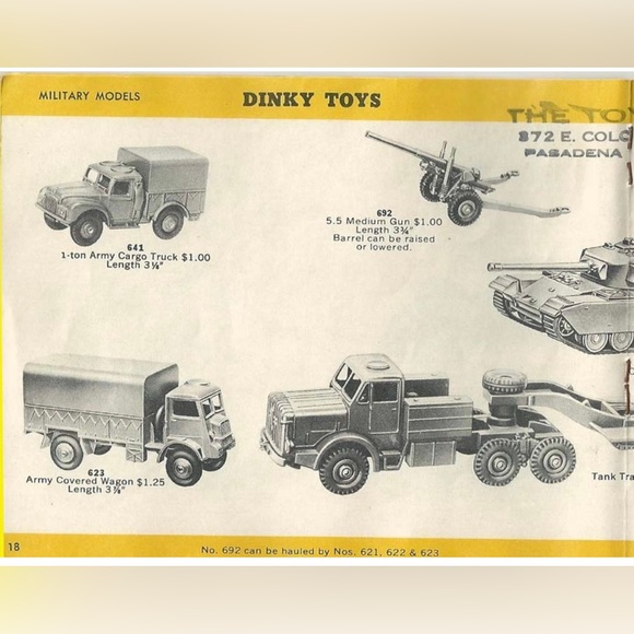 Dinky Toys 623 Army Covered Wagon (with driver) - Picture 4 of 4